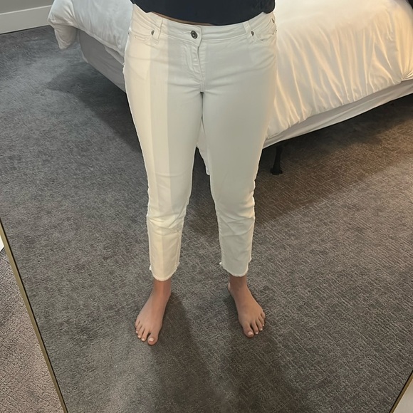 NWOT Levi's Denizen Women's Classic Modern Straight Crop Jeans in White Size 26 - Picture 5 of 12